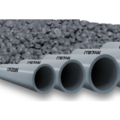 Professional Plastics Gray CPVC Schedule 80 Pipe, 0.375 Nominal X 20 FT [Each] TCPVCGY.375X20FTSCH80